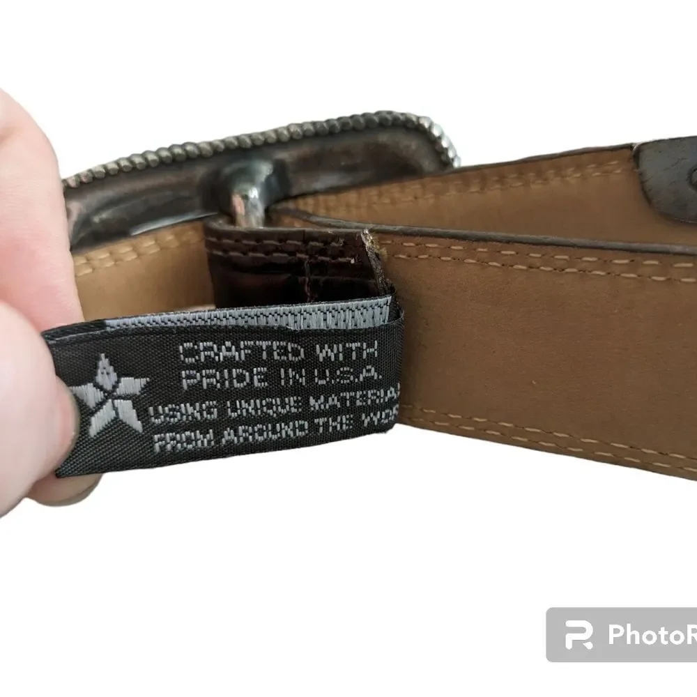 Brighton belt brand new size small with silver accents